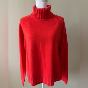 Tory Burch 100% Cashmere Turtleneck Sweater in Red